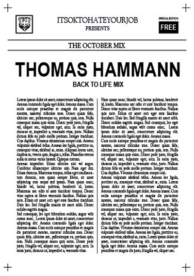 Thomas Hammann - Back To Life Mix