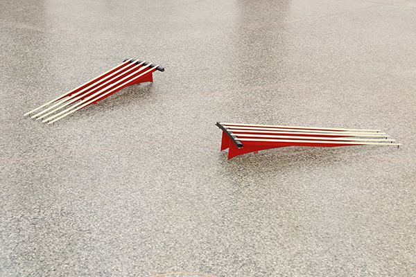 Testarossa Taxi installation by Manuel Raven, 2013